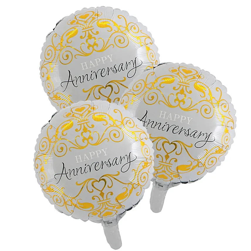 Happy Anniversary Foil Balloons