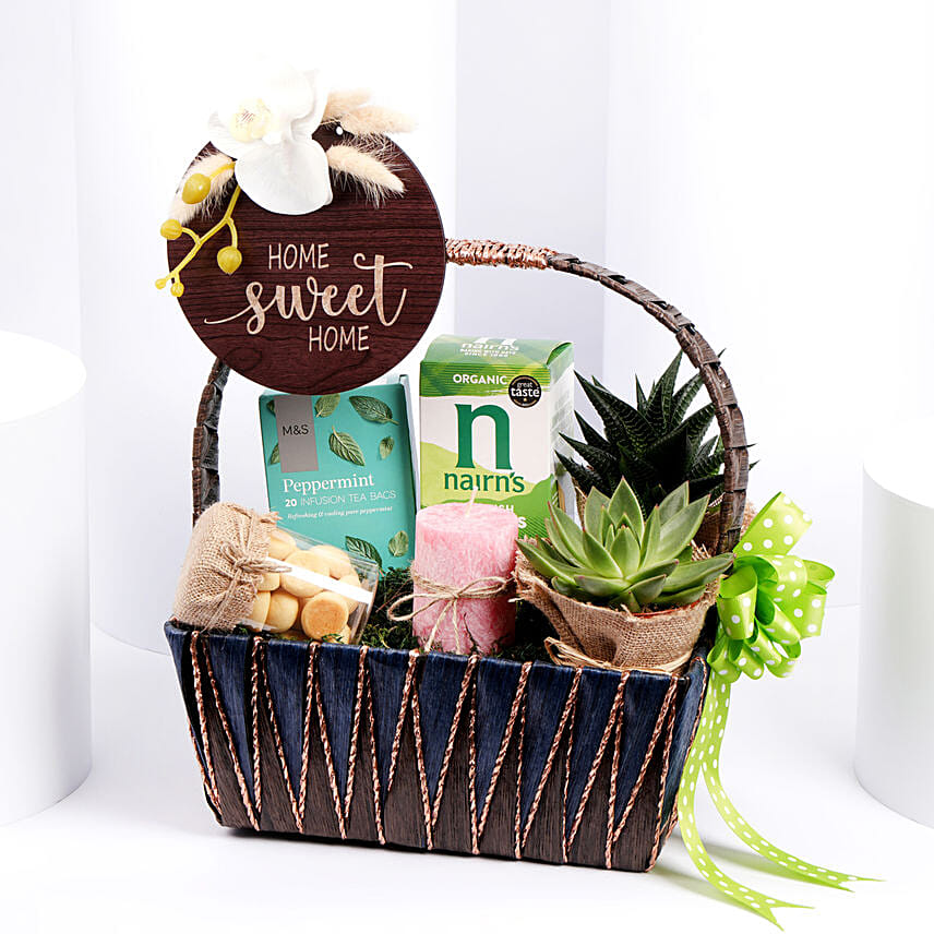 Organic shop gift baskets