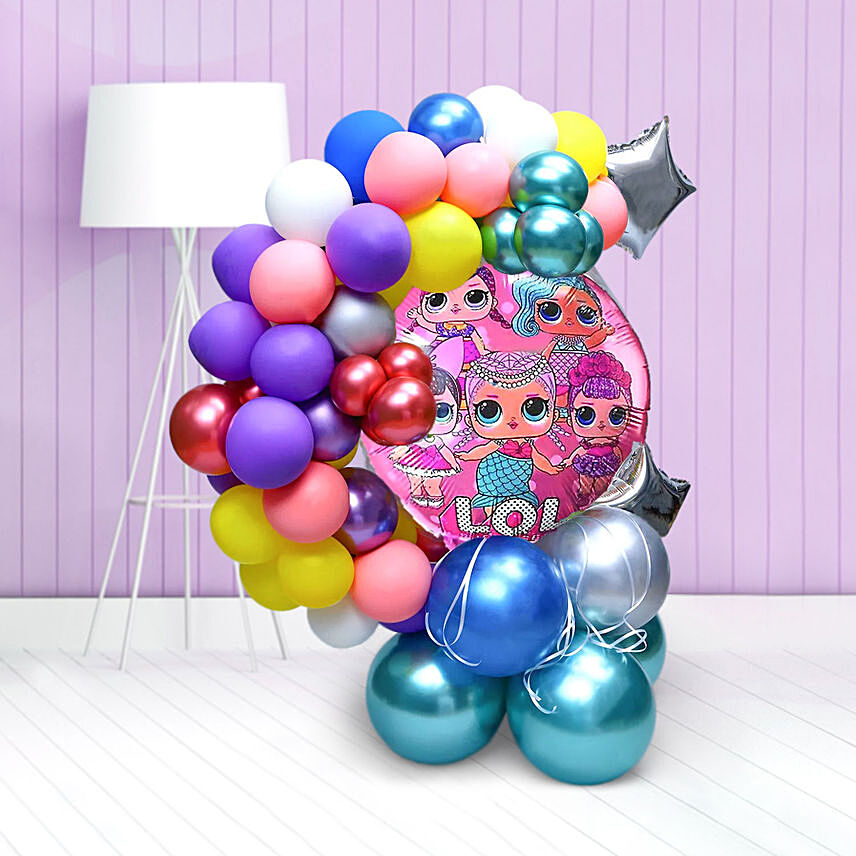 LOL Joy Balloon Arrangement