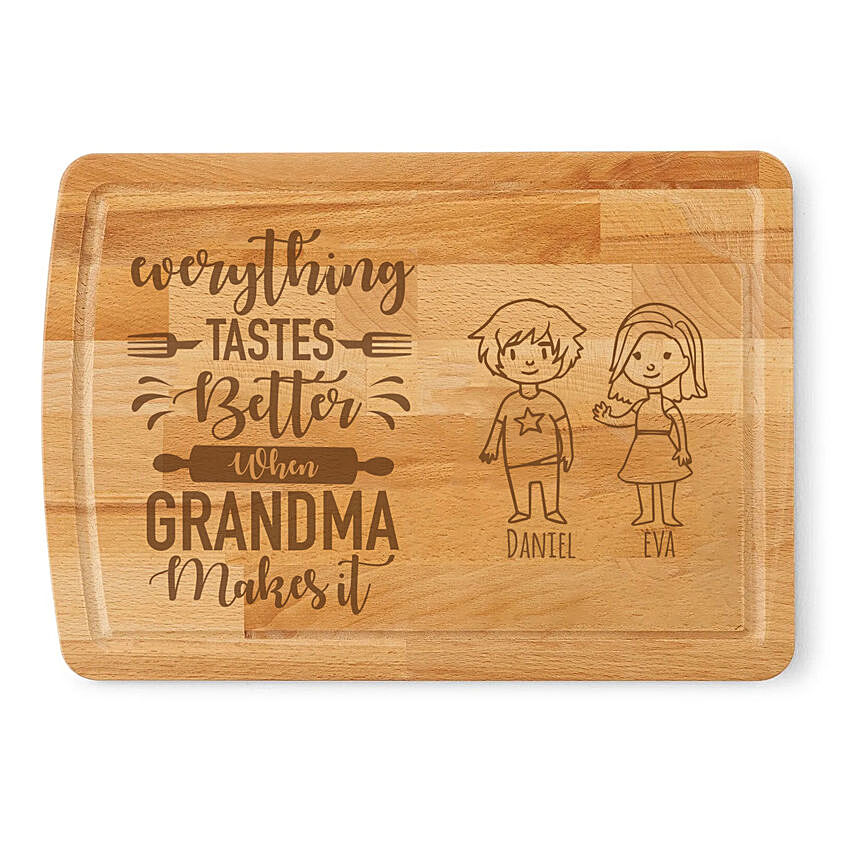 My Grandmas Love Chopping Board