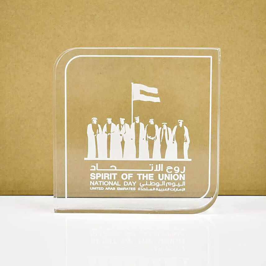 National Day Engraved Acrylic Plaque