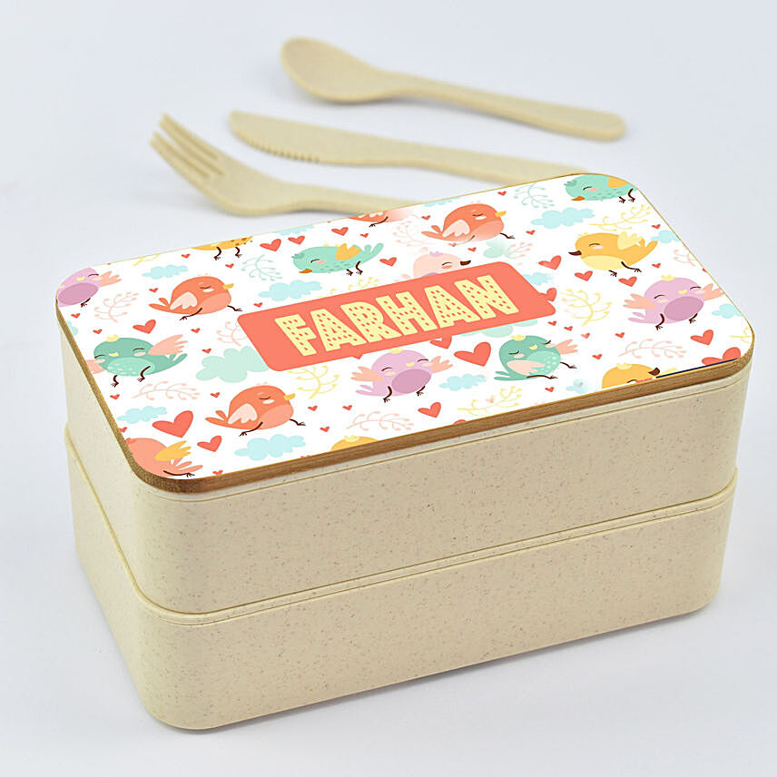 Personalised Name Printed Lunch Box
