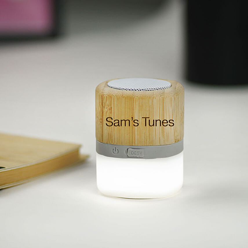 Personalised Speaker with Lamp