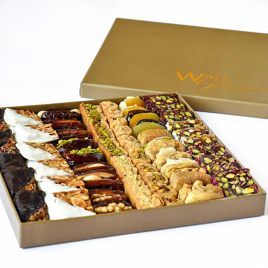 Premium Box of Arabic Sweets and Chocolates By Wafi