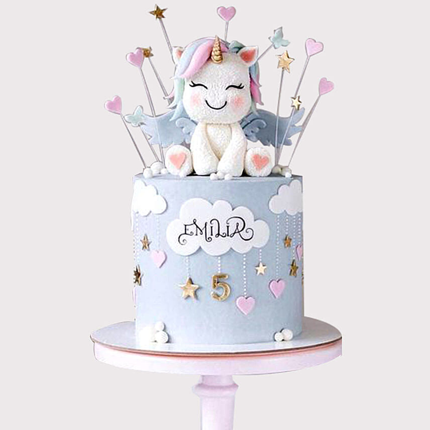 Pretty Unicorn Designer Vanilla Cake