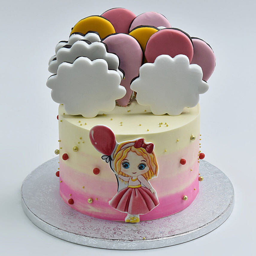 Princess in Wonder Land Chocolate Cake