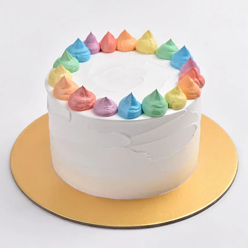 Rainbow Surprise Cake 8 Portion