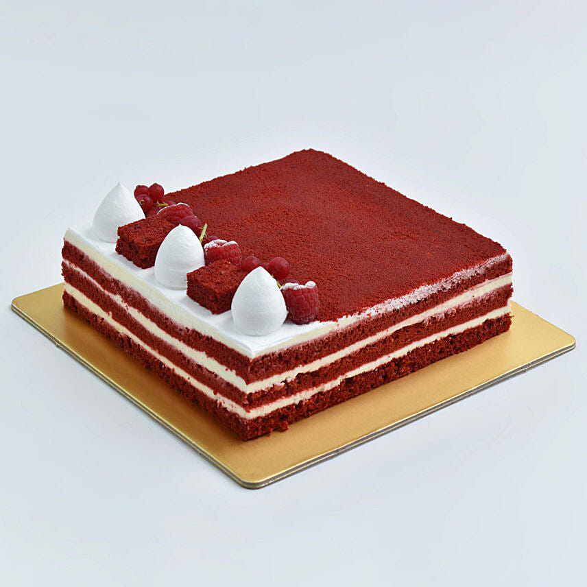 Red Velvet Square Cake