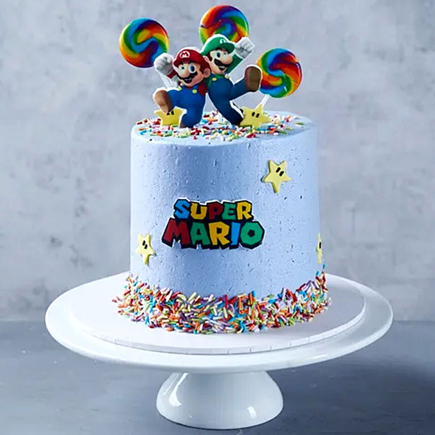 Super Mario Delicious Vanilla Cake- 2 Kg