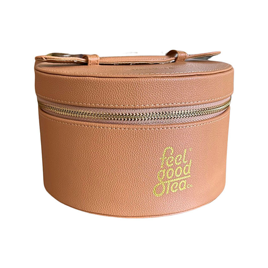 Tea Leather Box Camel By Feel Good Tea