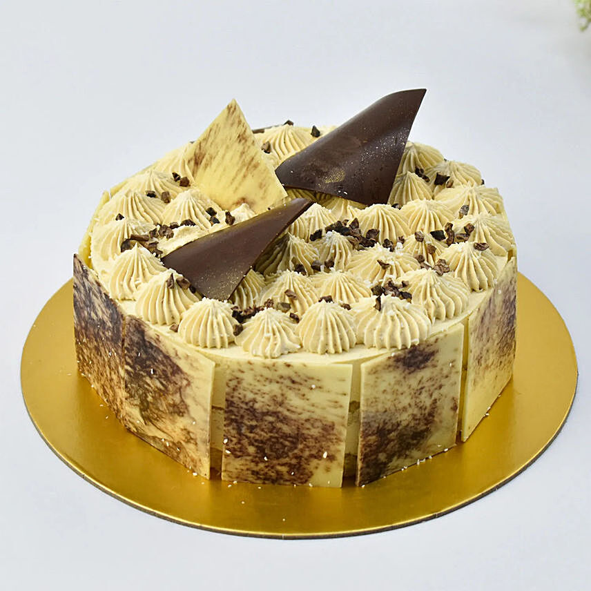 Online Vegan Butterscotch Cake Half Kg Gift Delivery in UAE - FNP