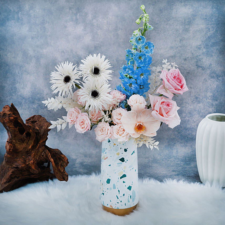 Whimsical Flowers Arrangement