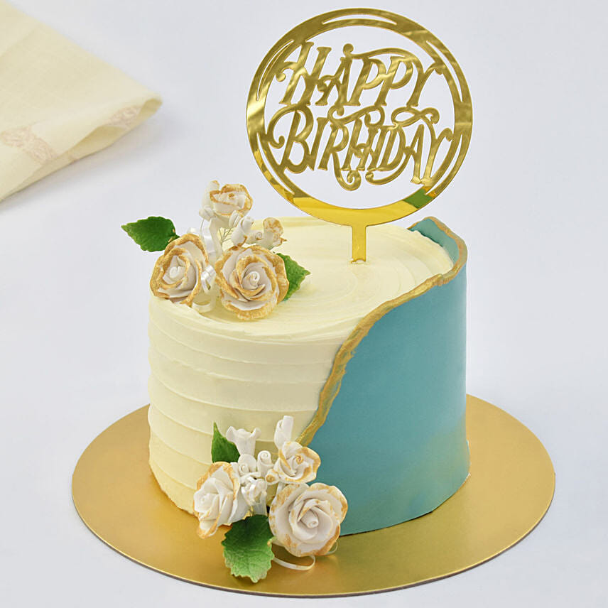 Your Special Birthday Celebration Vanilla Cake 8 Portion