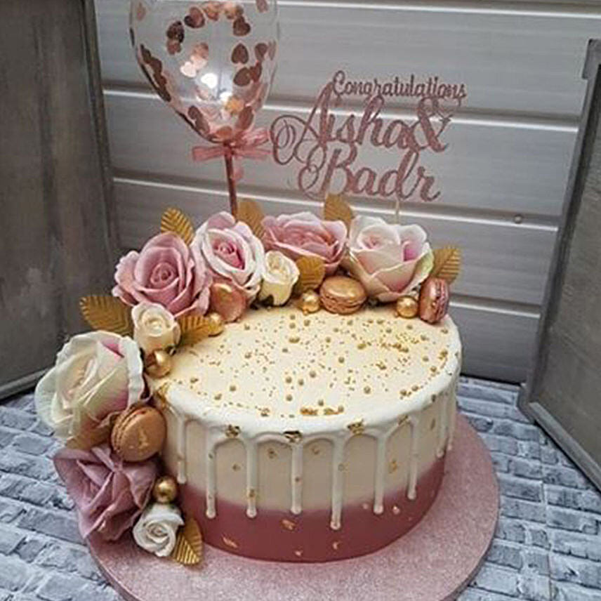 Yummy Congratulations Butterscotch Cake