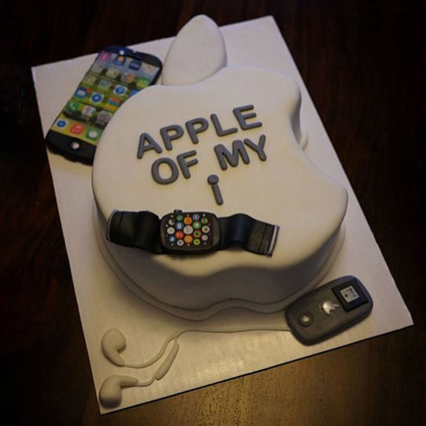 3D Themed Apple Watch Cake Marble