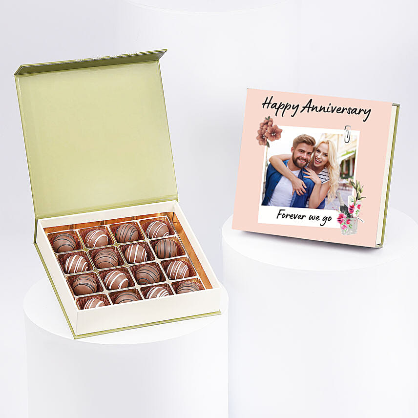 Anniversary Personalised Nuts Chocolate Box