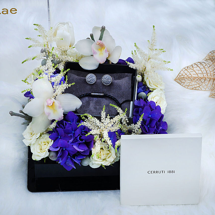 Cerruti Accessories For Him with Flowers