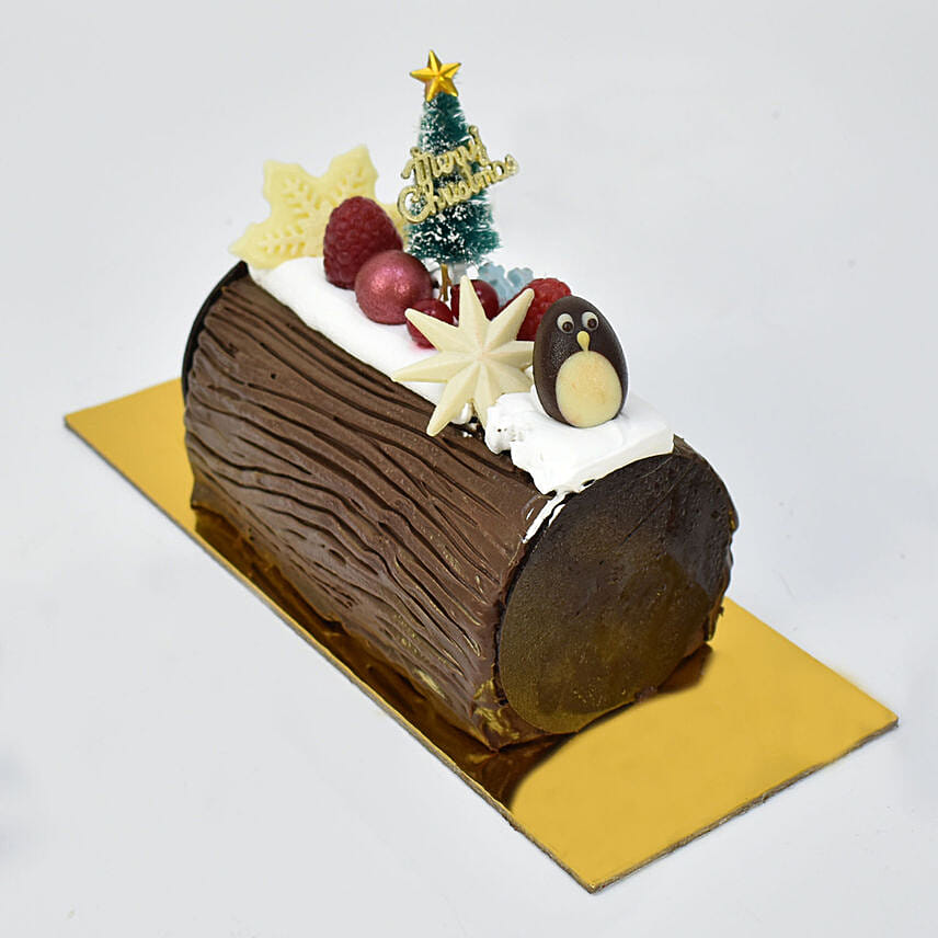 Chocolate 4 Portion Log Cake