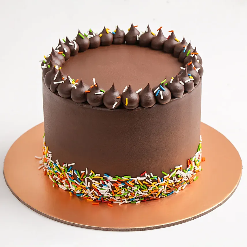 Choco Vanilla Rainbow Cake