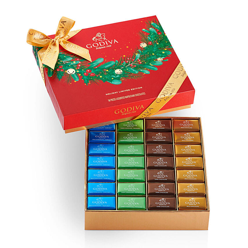 Christmas Special Napolitains 56pc By Godiva