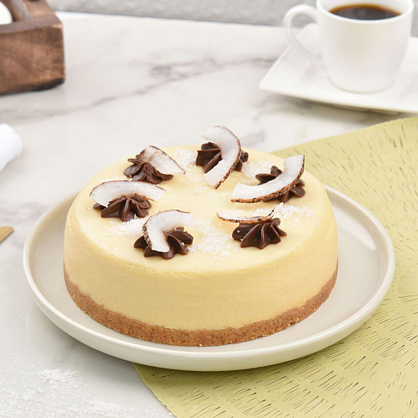 Coconut Baked Cheese Cake 4 Portion