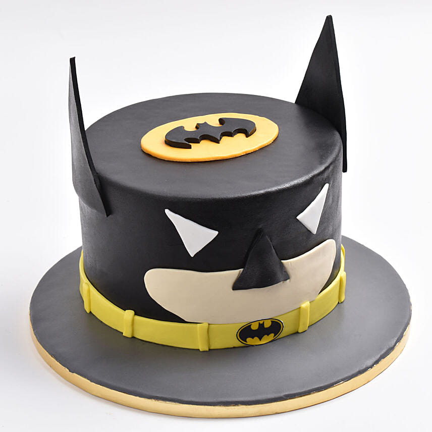 Dark Knight Delight Red Velvet Cake
