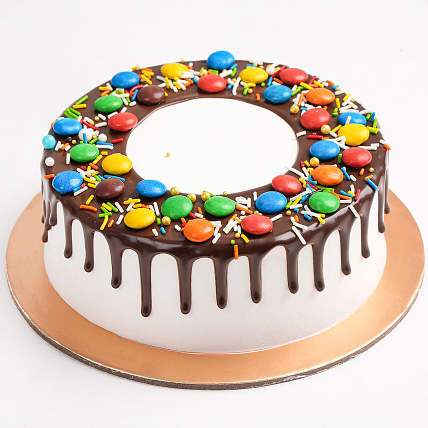 Delicious M&M Cake 4 Portion