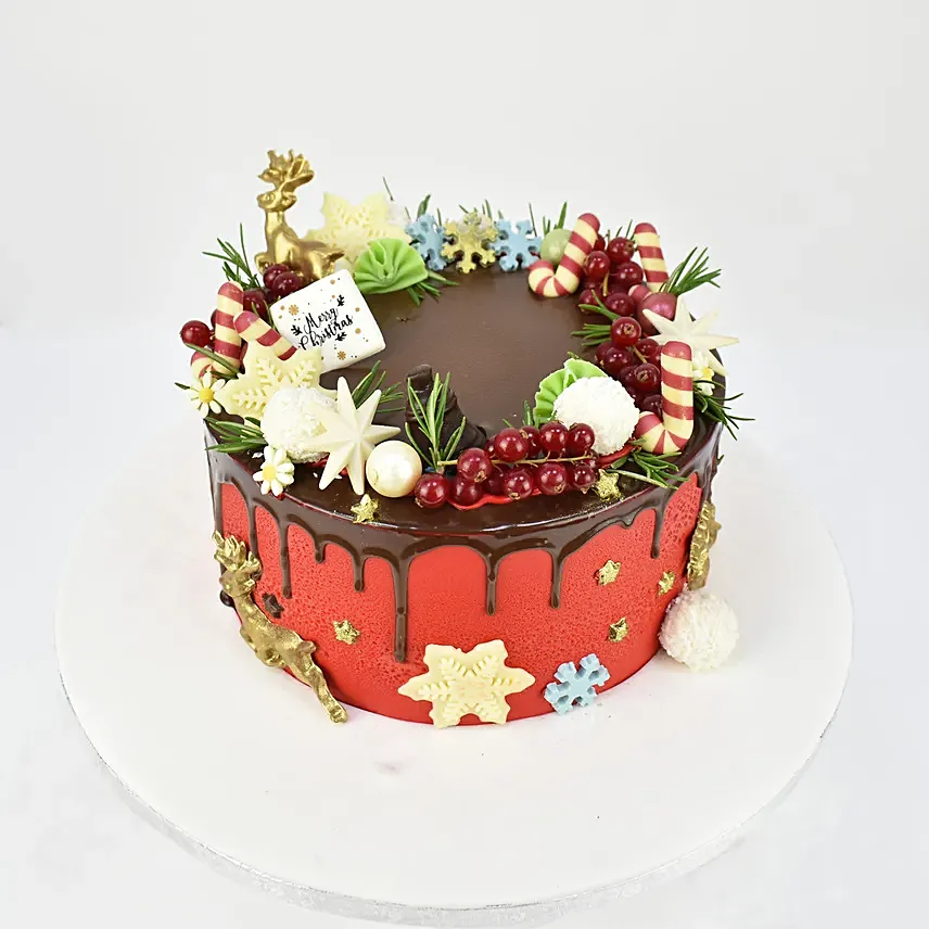 Delightful Christmas Chocolate Cake