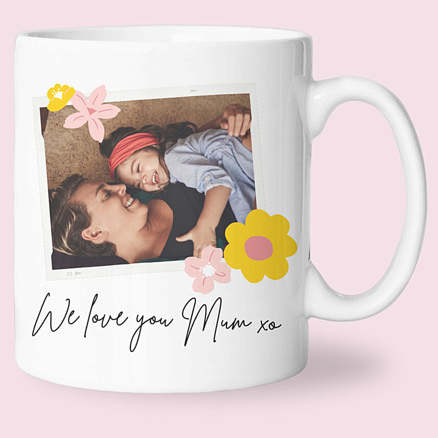 Smiles With Mom Personalised Mug