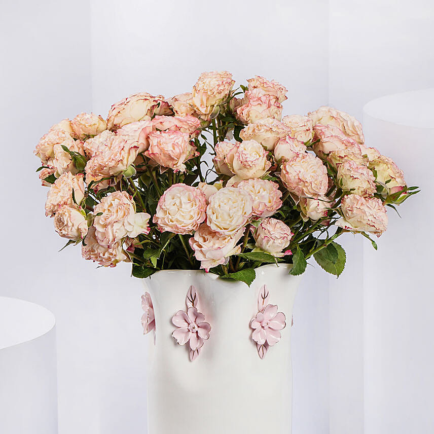 Order Rose Charming Flow In Premium Vase Online | Same-Day Delivery UAE ...