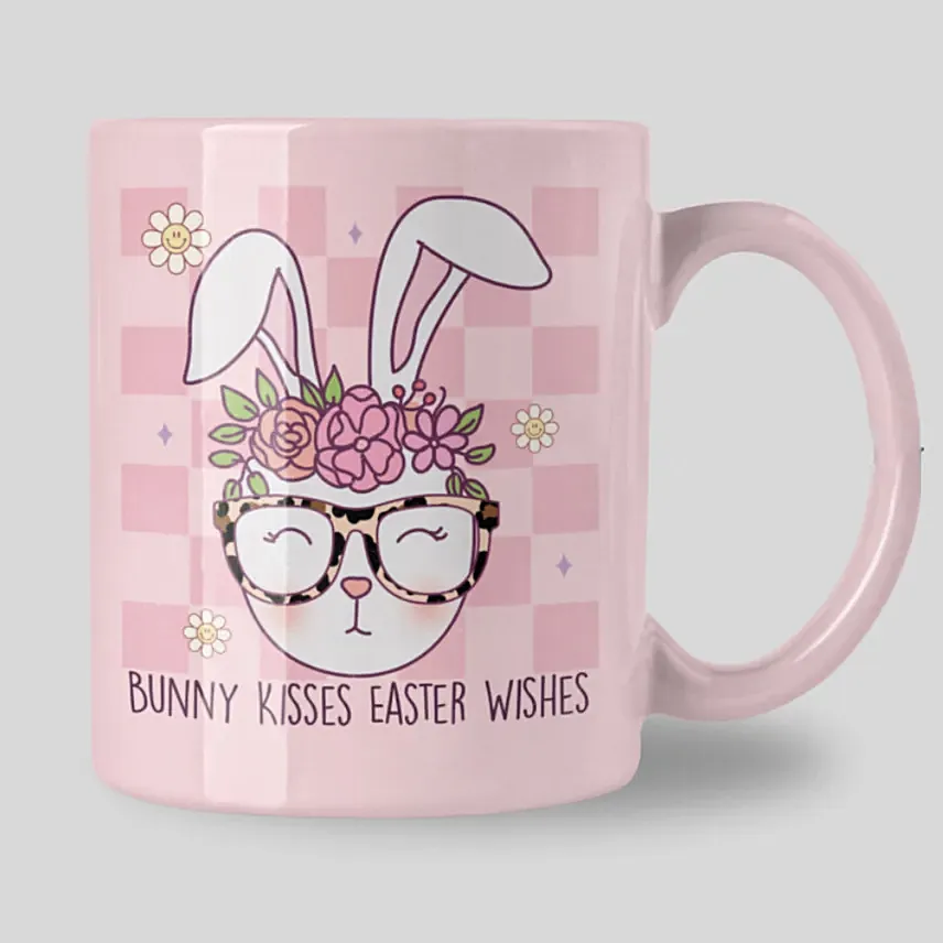 Easter Bunny Kisses Pink Mug