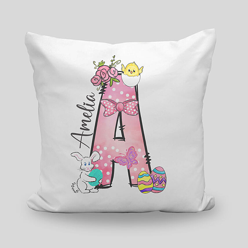 Easter Name Initials Cushion