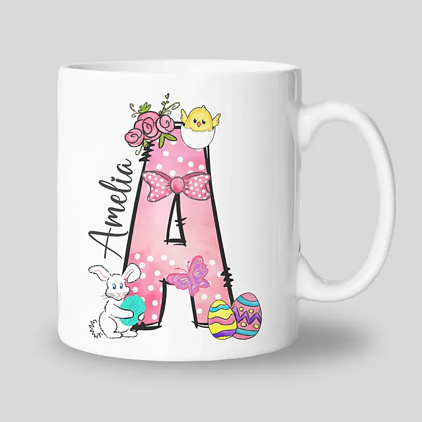 Easter Name Initials Mug