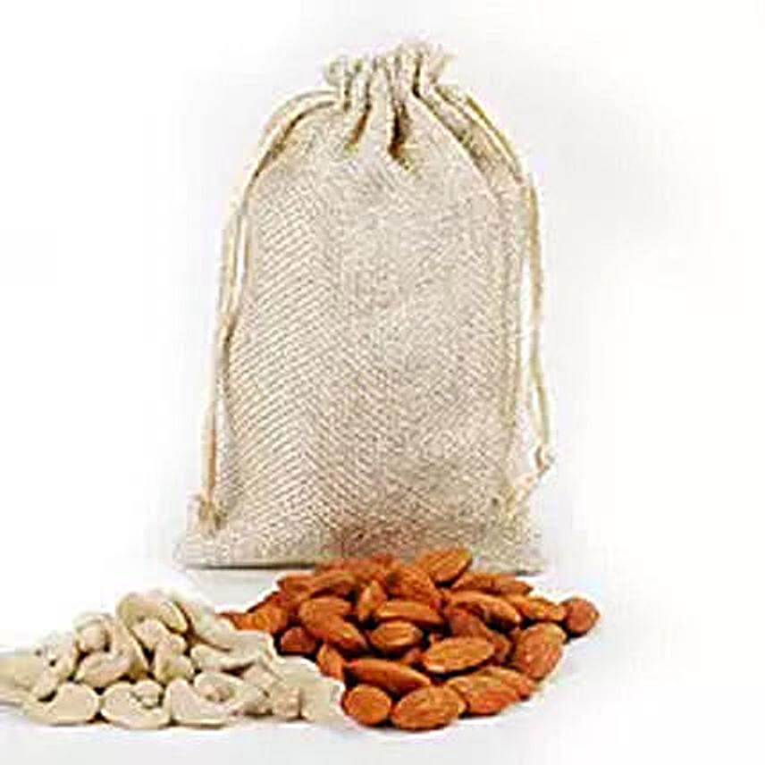 200gm Almond n Cashew in Potli