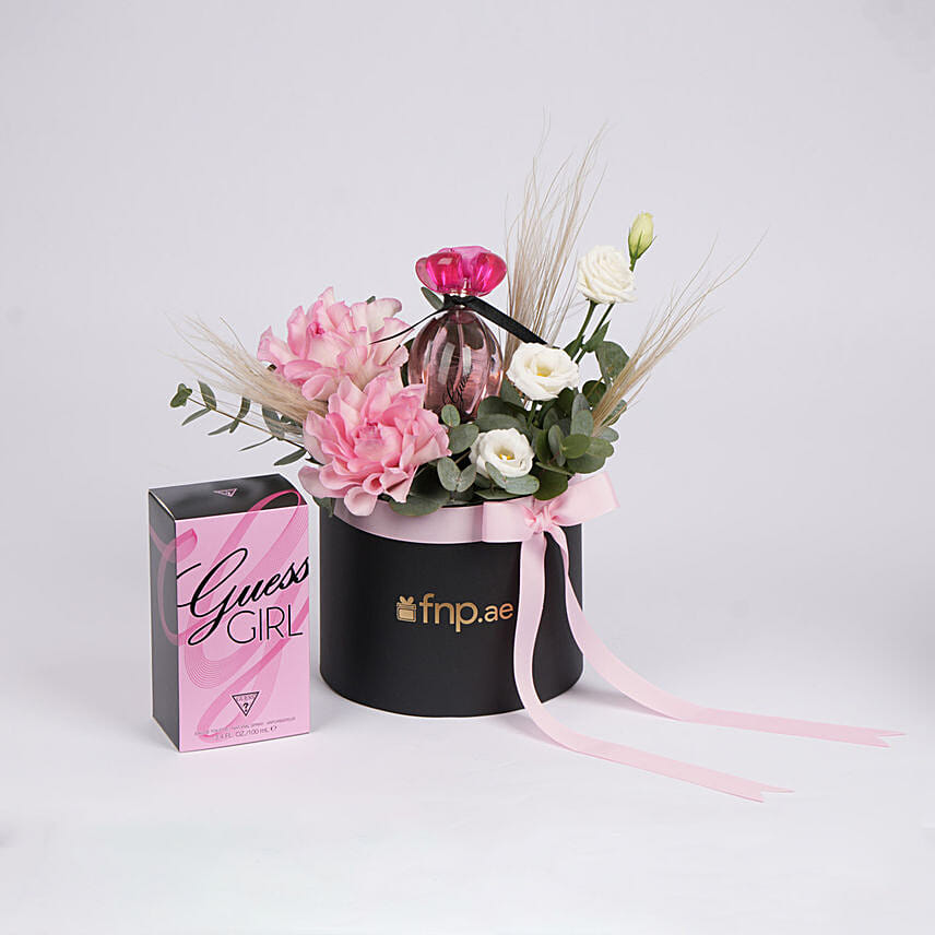 Guess Girl Perufme and Flower Box