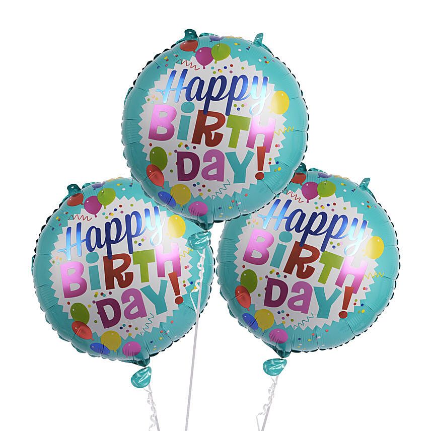Balloon Birthday 3pcs