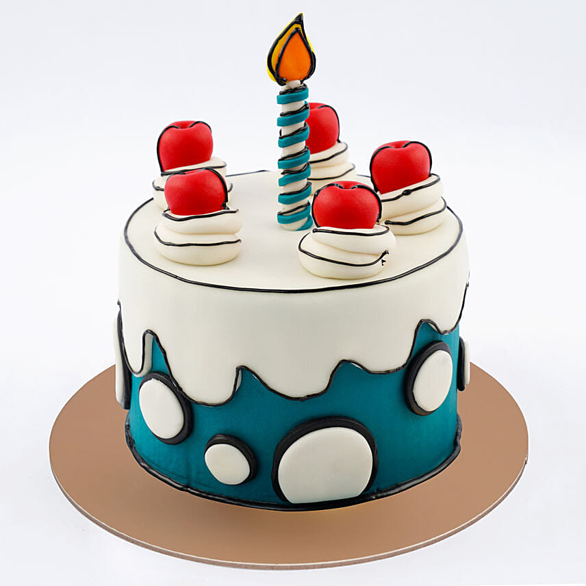 Ocean Breeze Celebration Vanilla Cake