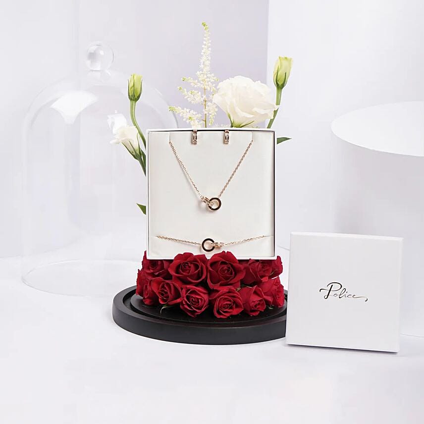 Police Eternity Jewel Gift Set For Her: 