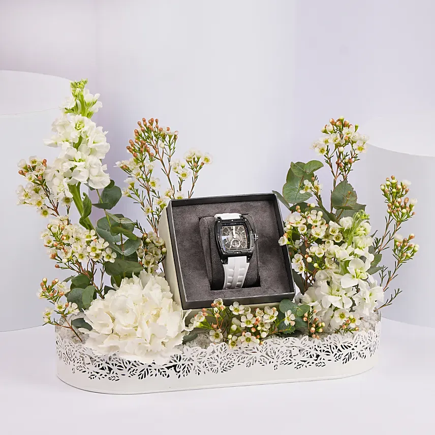 Cerruti 1881 Black Chronograph Luxury Watch For Him: 