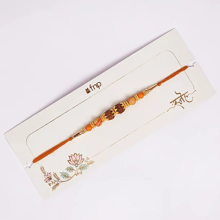 Divine Rudraksha Rakhi: Rudraksha Rakhi
