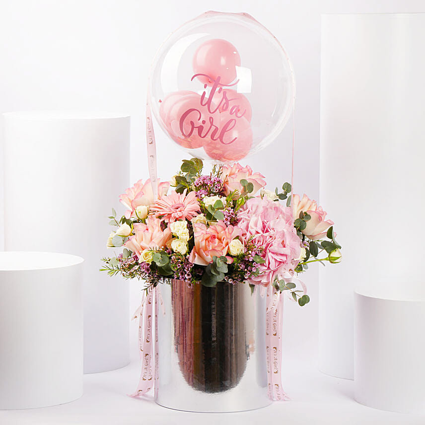 Its a Girl Bloom Edition: Flower Box Bouquet