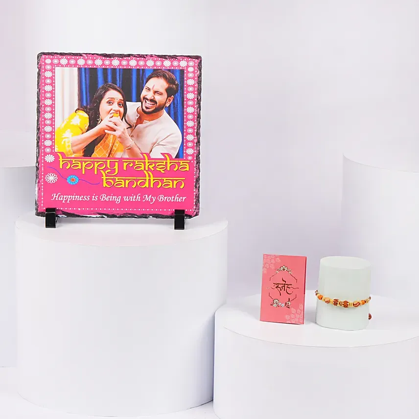 Rakhi with Photo Frame: Rakhi 