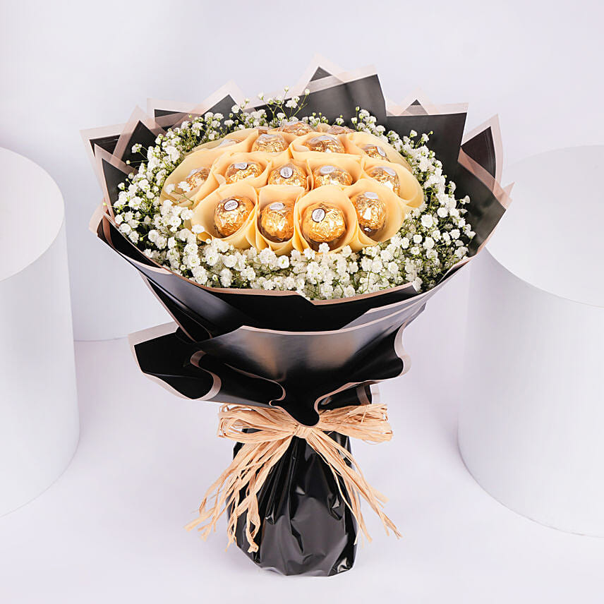 Rochers Delight Bouquet: Chocolate Bouquet
