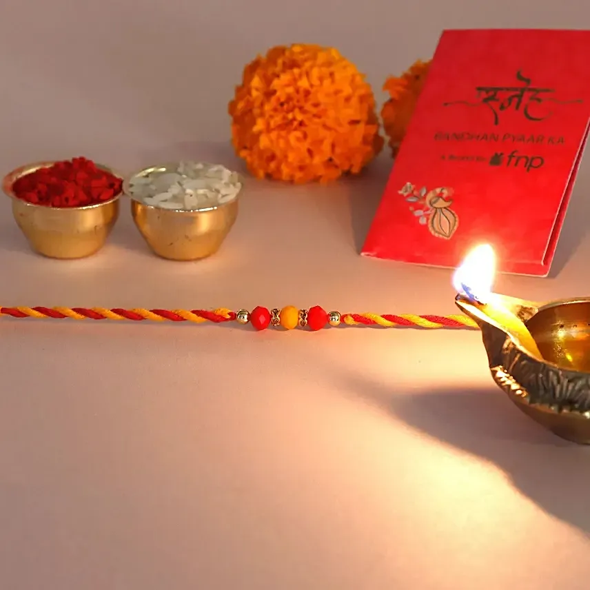 Mauli Harmony Rakhi And 24 Pcs Ferrero Rocher: Rakhi In Dubai