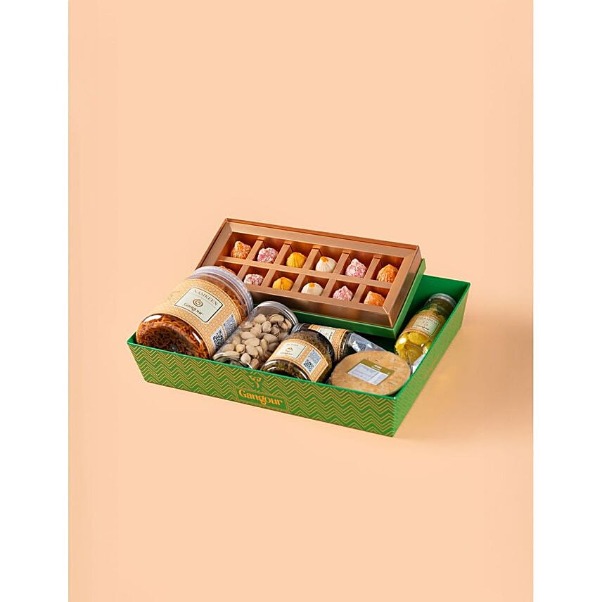 Ganpati Tray Hamper: Indian Sweets