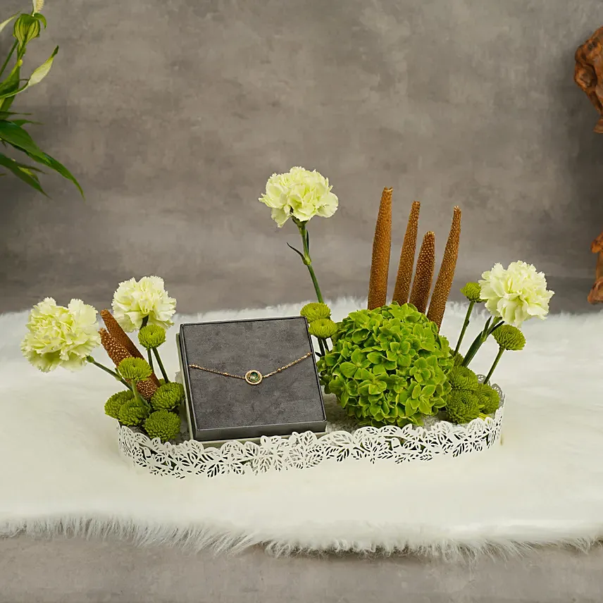 Flower Forest with Cerruti 1881 Bracelet: 