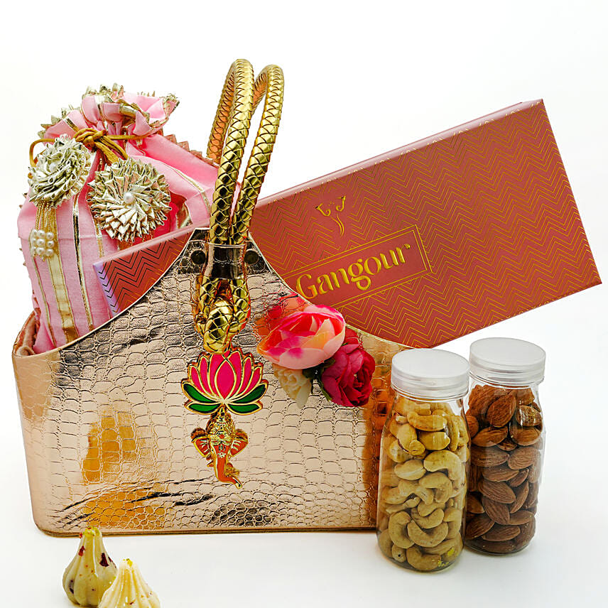 Ganpati Basket Hamper: Indian Sweets