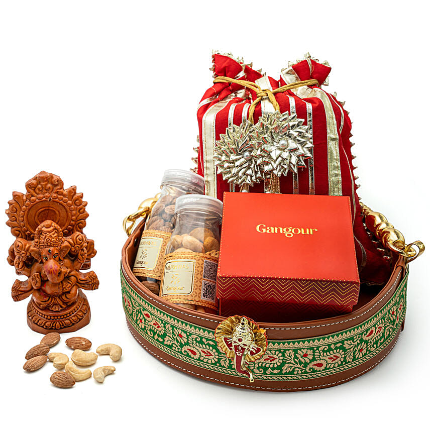 Ganpati Round Hamper: Indian Sweets 