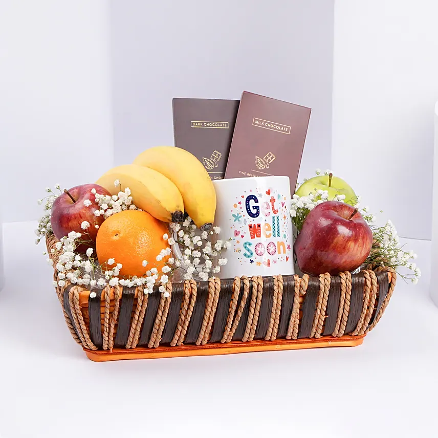 Get Well Soon Basket: 