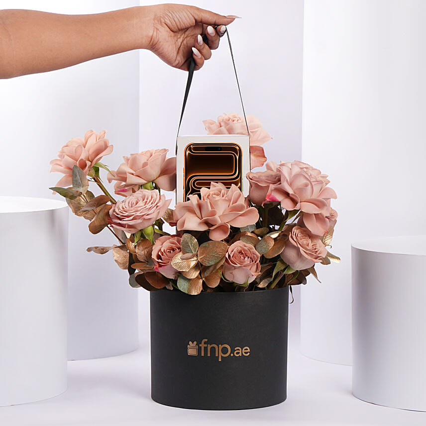 iPhone 17 Pro Max Surprise Gift Box With Flowers Middle East Version: Branded Gifts